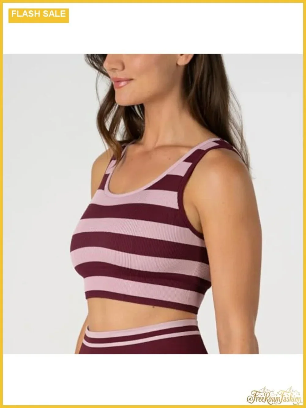 Women's Seamless Sports Bra Reversible 4-Way Wear Low Impact Wire Free